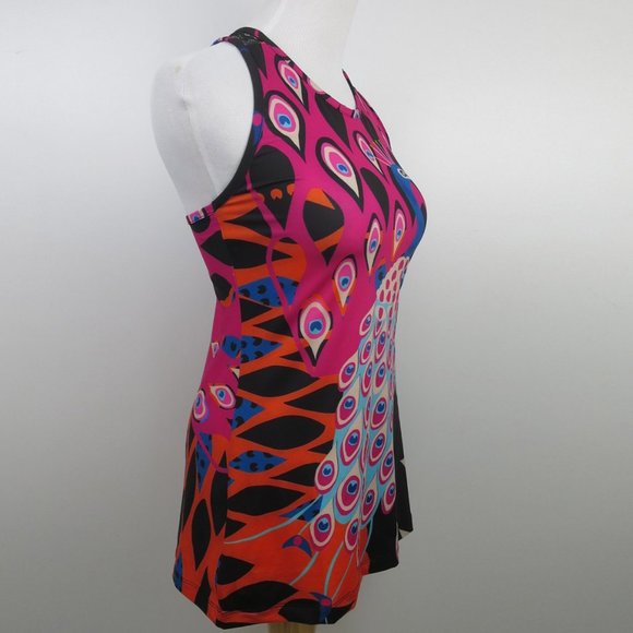 Save The Queen Peacock Tank Top XS - Picture 2 of 7